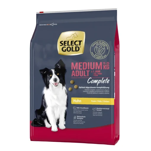 SELECT GOLD Complete Medium Adulte Poulet 4 kg^ Croquettes