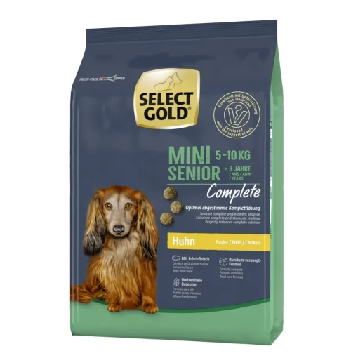 SELECT GOLD Complete Mini Senior poulet 1 kg^ Croquettes