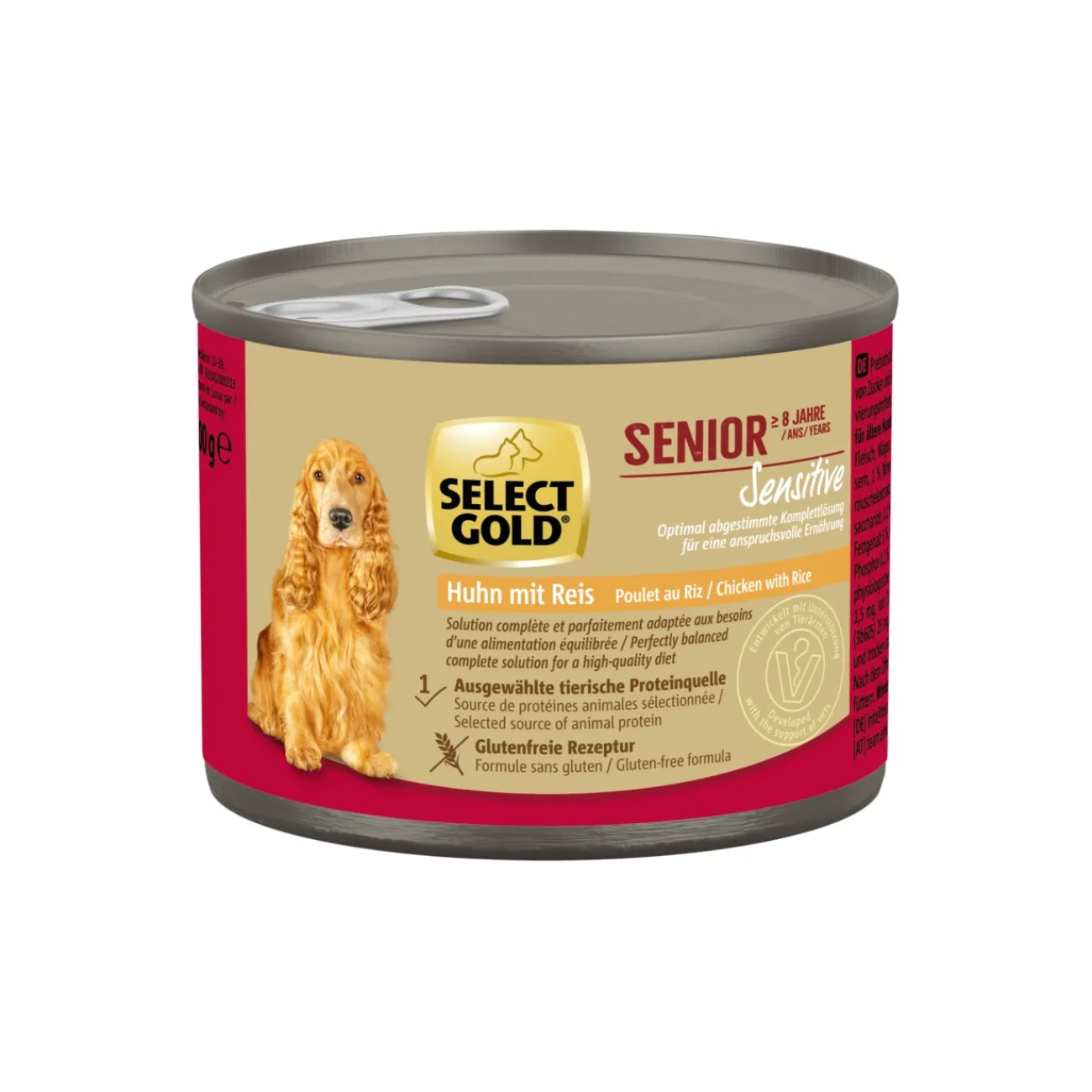 SELECT GOLD nourriture humide chien sensible senior 6x200 g^ Nourriture Humide