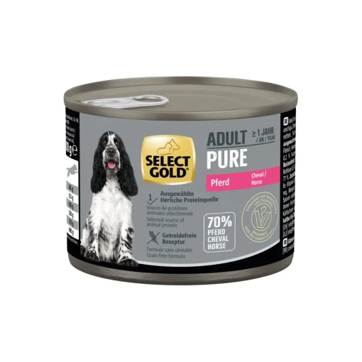 SELECT GOLD Pure Adult Cheval 6x200 g^ Nourriture Humide
