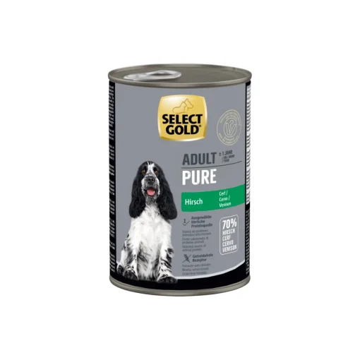 SELECT GOLD Pure Adulte Cerf 6x400 g^ Nourriture Humide
