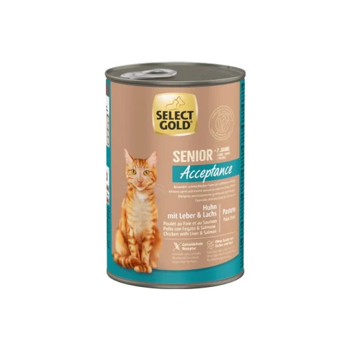 SELECT GOLD Senior Acceptation 6x400 g^ Nourriture Humide
