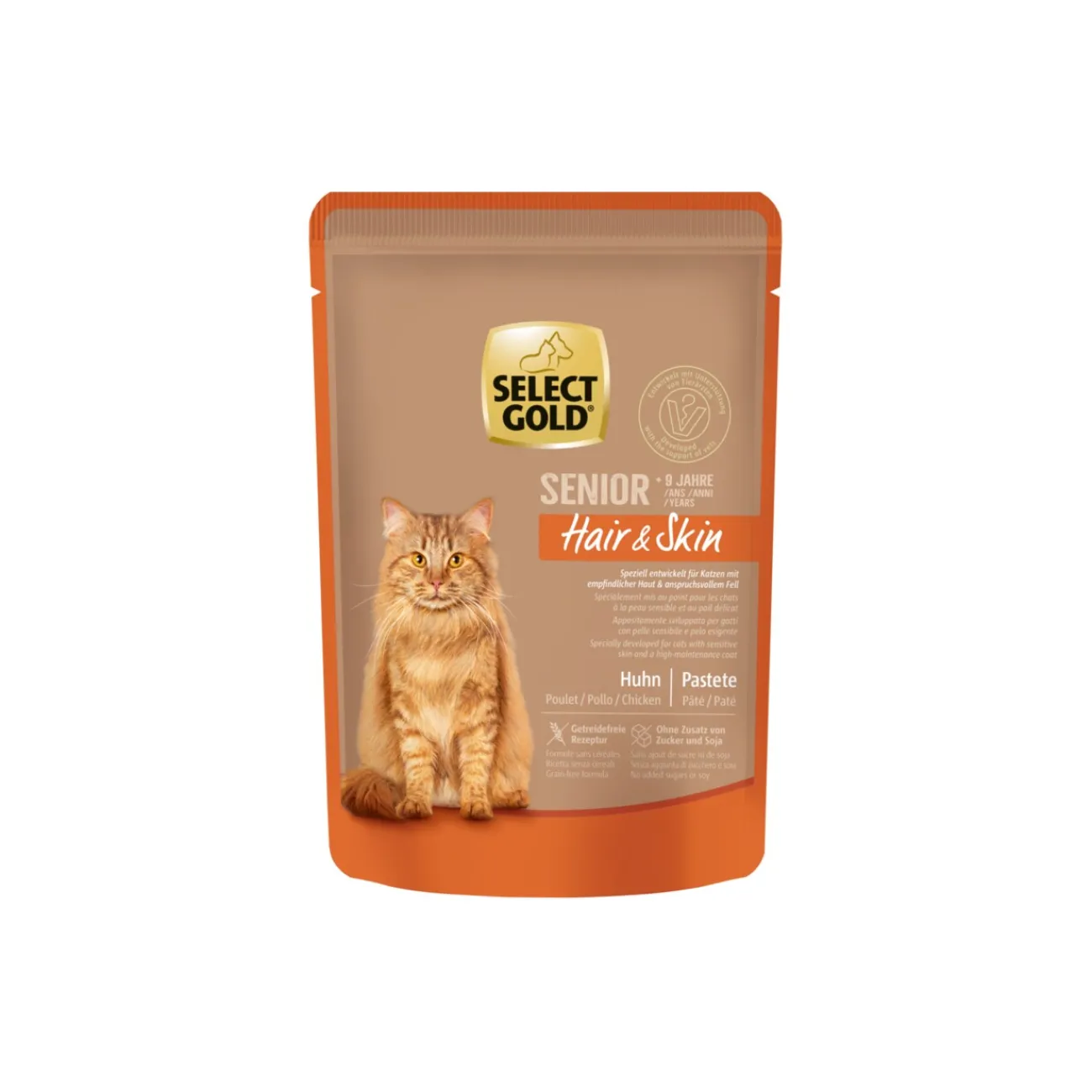 SELECT GOLD Senior Poils & Peau 12x85 g^ Nourriture Humide