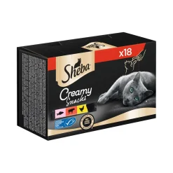 Sheba Creamy Snacks Multipack 18x12g^ Friandises
