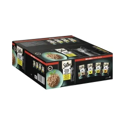 Sheba Multipack Giant-Pack Délicatesse en gelée Variation de volaille 80 x 85 g^ Nourriture Humide