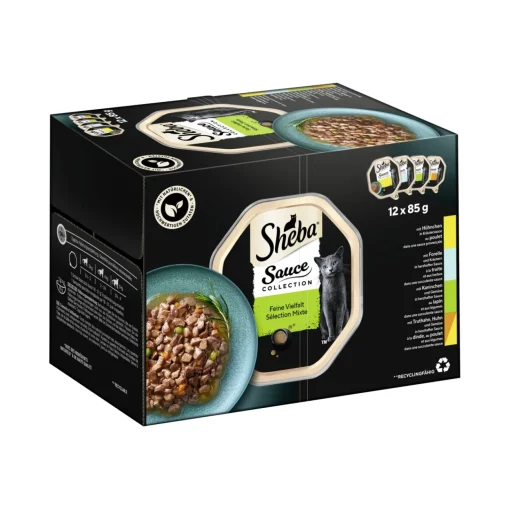 Sheba Multipack Sauce Collection Fine variété 12 x 85 g^ Nourriture Humide