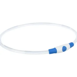 Trixie Anneau lumineux Flash USB, plastique bleu S-M^ Colliers|Securité Dans L'Obscurité
