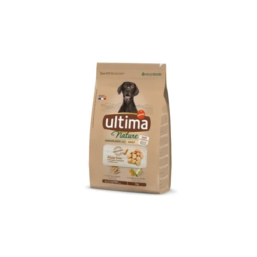 Ultima Nature Medium-Maxi avec du Poulet 3 kg^ Croquettes