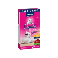 Vitakraft Multipack de Snacks Liquides mit Huhn und Rind 16x15 g^ Friandises