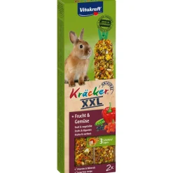 Vitakraft Vitacraft Cracker XXL Lapins nains Fruits et légumes 4 x 2 pièces^ Friandises