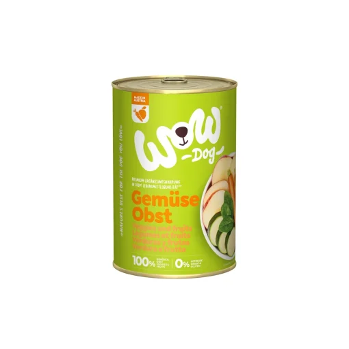 WOW 100 % légumes et fruits Adult 6 x 400 g^ Nourriture Humide