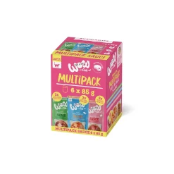 WOW nourriture humide pour chat, adulte, multipack, sauce 6x85 g^ Nourriture Humide